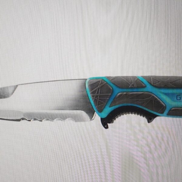 GERBER Crossriver Saltwater Fixed Blade Knife + Sheath