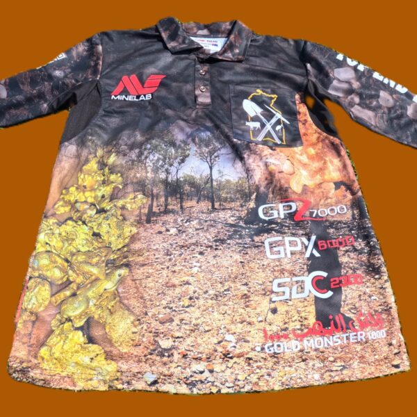 long Sleeve fishing shirt gold series