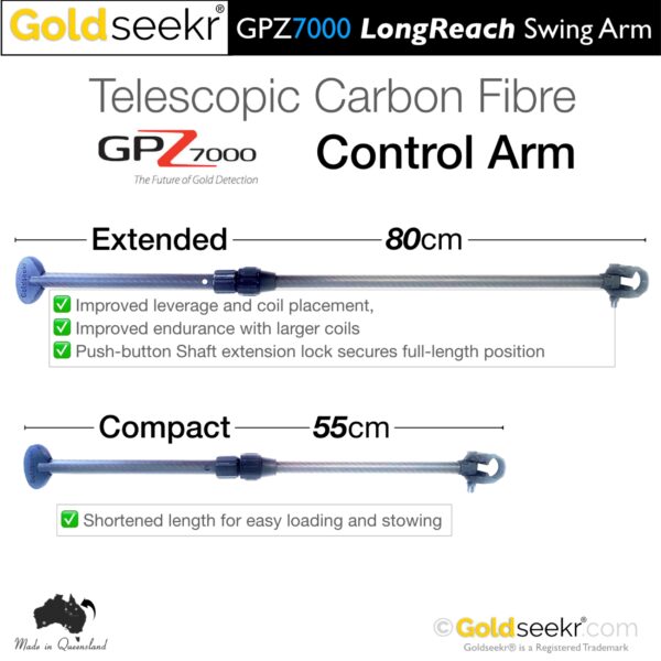 Goldsekkr GPZ7000 Long reach Telescopic Swing Arm
